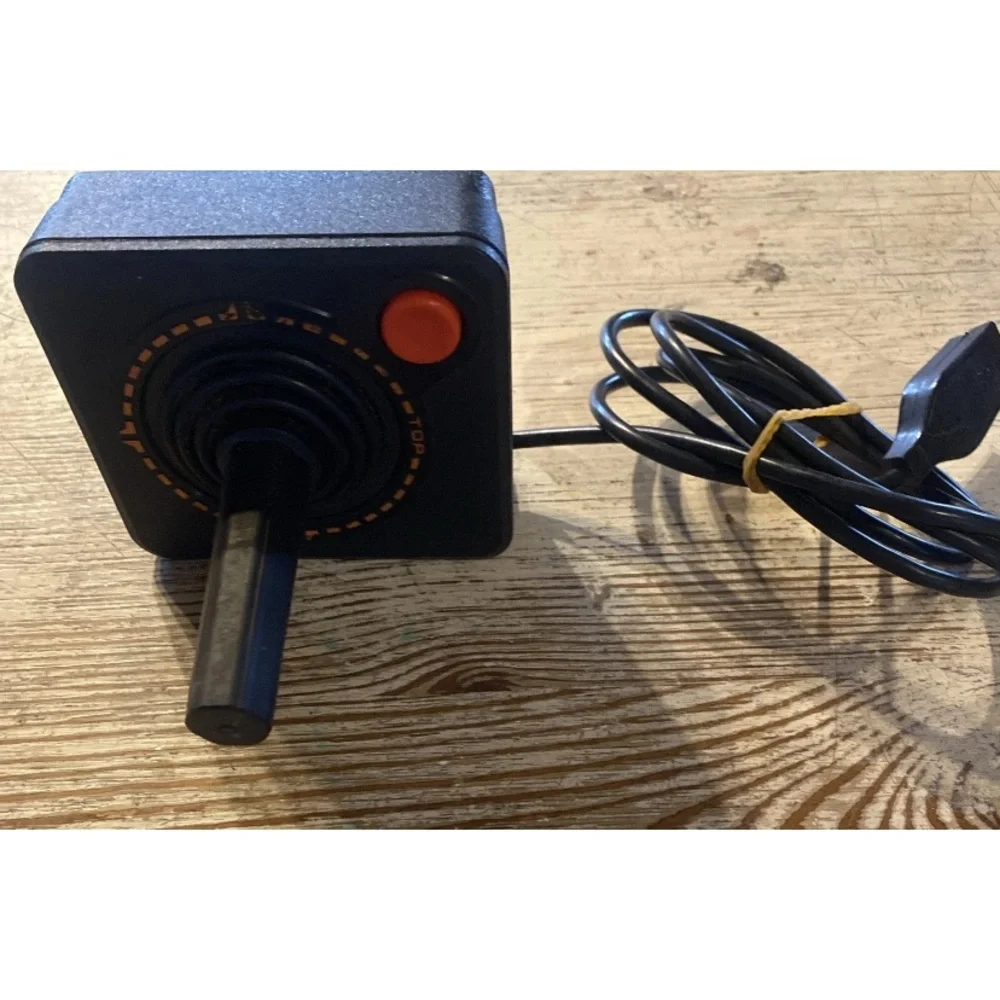 Vintage Original Orange Atari 2600 Joystick Controller OEM Great Condition!